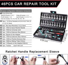OPTIFINE Stainless steel 46 in 1 portable Hardware ToolKit,for workshop,home,automobiles